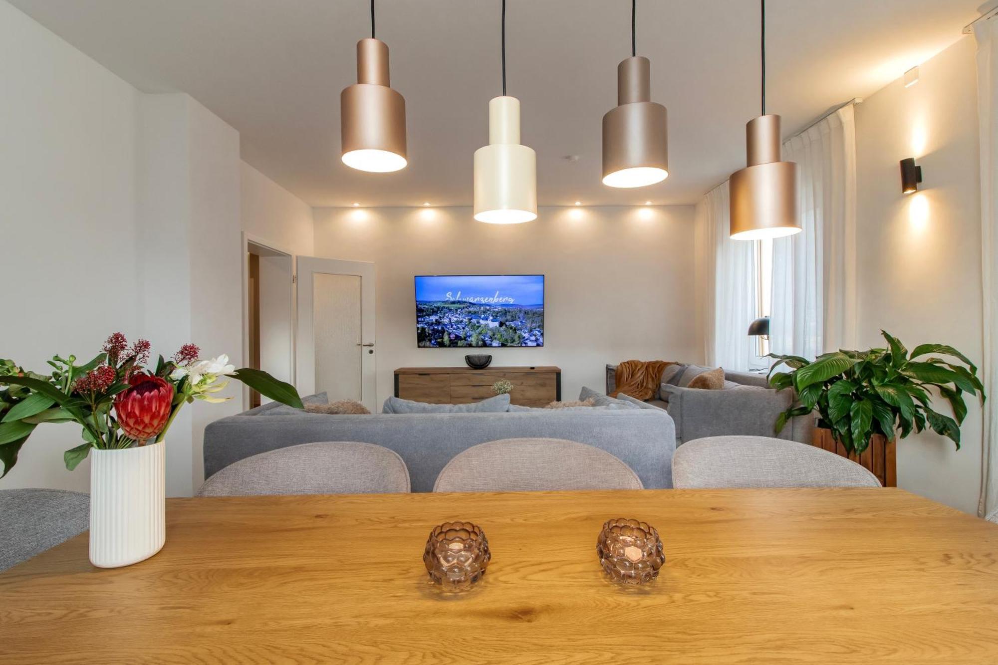 Stilvolles City-Apartment I Netflix I Wlan L Stellplatz I Zentral Schwarzenberg/Erzgebirge Exterior foto
